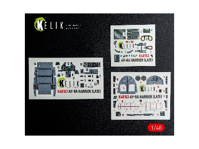 Mcdonnell Douglas Av-8 A Harier (Late) - Interior 3d-decals (For Kinetic Kits) - image 6