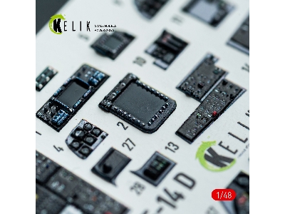Grumman F-14 A Tomcat - Interior 3d-decals (For Gwh Kits) - image 10