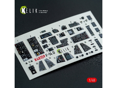 Grumman F-14 A Tomcat - Interior 3d-decals (For Gwh Kits) - image 11