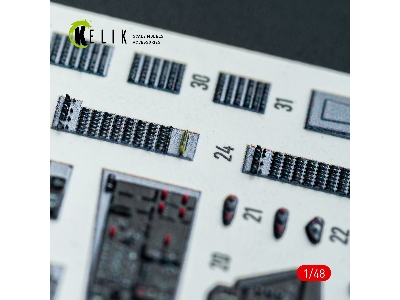 Grumman F-14 A Tomcat - Interior 3d-decals (For Gwh Kits) - image 13