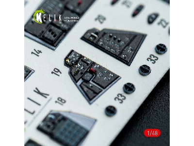 Grumman F-14 A Tomcat - Interior 3d-decals (For Gwh Kits) - image 15