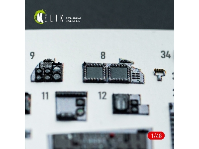 Grumman F-14 A Tomcat - Interior 3d-decals (For Gwh Kits) - image 16