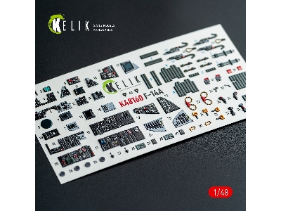 Grumman F-14 A Tomcat - Interior 3d-decals (For Hasegawa Kits) - image 1