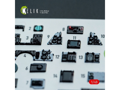 Grumman F-14 A Tomcat - Interior 3d-decals (For Hasegawa Kits) - image 6