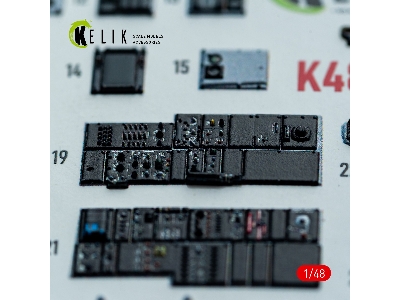 Grumman F-14 A Tomcat - Interior 3d-decals (For Hasegawa Kits) - image 8