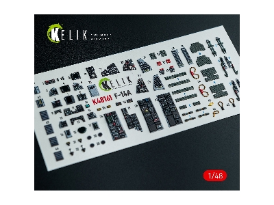 Grumman F-14 A Tomcat - Interior 3d-decals (For Gwh Kits) - image 1