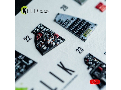 Grumman F-14 A Tomcat - Interior 3d-decals (For Gwh Kits) - image 5