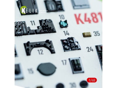 Grumman F-14 A Tomcat - Interior 3d-decals (For Gwh Kits) - image 8