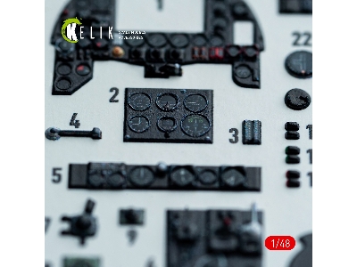 Handley Page Hampden B.Mk.1 - Interior 3d-decals (For Icm Kits) - image 7
