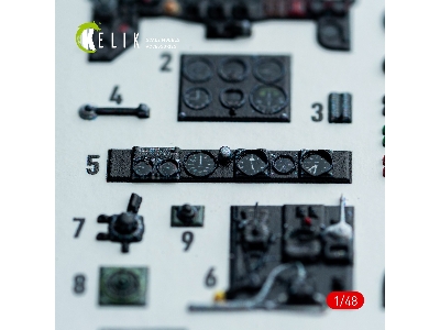 Handley Page Hampden B.Mk.1 - Interior 3d-decals (For Icm Kits) - image 8