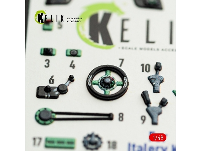 Macchi C.200 Saetta - Interior 3d-decals (For Italeri Kits) - image 4