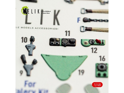 Macchi C.200 Saetta - Interior 3d-decals (For Italeri Kits) - image 5