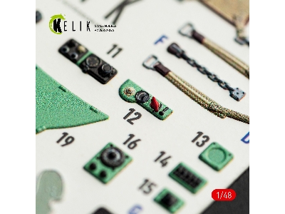 Macchi C.200 Saetta - Interior 3d-decals (For Italeri Kits) - image 8