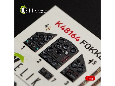 Fokker D.Xxi - Interior 3d-decals (For Special Hobby Kits) - image 4