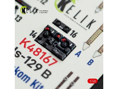 Henschel Hs-129 B - Interior 3d-decals (For Takom Kits) - image 3