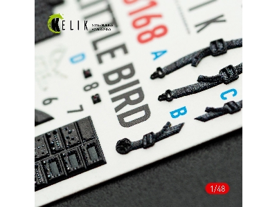 Mh-6j Little Bird - Interior 3d-decals (For Icm Kits) - image 5