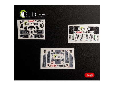 Lockheed Martin F-16i Sufa - Interior 3d-decals (For Gwh Kits) - image 2