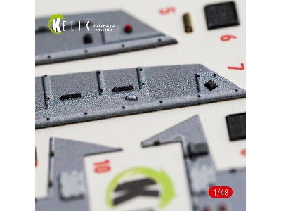 Lockheed Martin F-16i Sufa - Interior 3d-decals (For Gwh Kits) - image 6