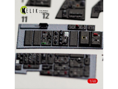 Lockheed Martin F-16i Sufa - Interior 3d-decals (For Gwh Kits) - image 12