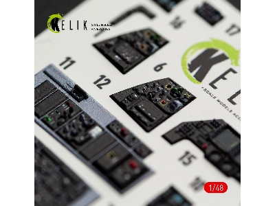 Lockheed Martin F-16i Sufa - Interior 3d-decals (For Gwh Kits) - image 14