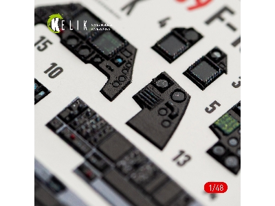 Lockheed Martin F-16i Sufa - Interior 3d-decals (For Gwh Kits) - image 15