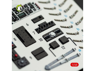 Sikorsky H-34a / Uh-34d - Interior 3d-decals (For Italeri Kits) - image 7