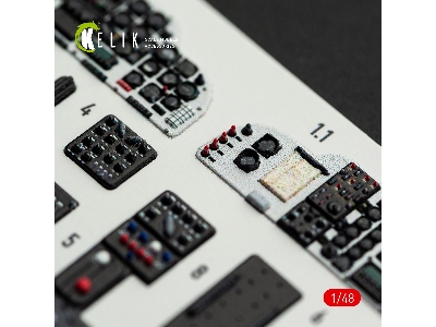 Sikorsky H-34a / Uh-34d - Interior 3d-decals (For Italeri Kits) - image 9