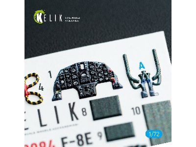 Chance Vought F-8 E Crusader - Interior 3d Decals (For Academy Kits) - image 7