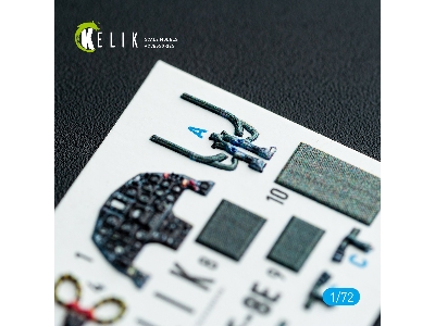 Chance Vought F-8 E Crusader - Interior 3d Decals (For Academy Kits) - image 8