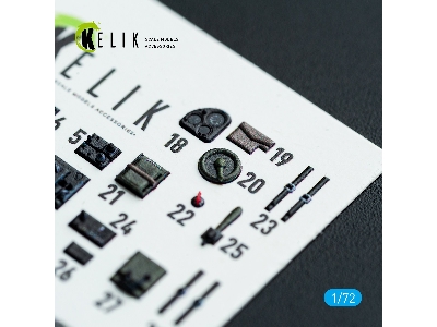 Douglas Sbd-3 Dauntless - Interior 3d Decals (For Flyhawk Kits) - image 9