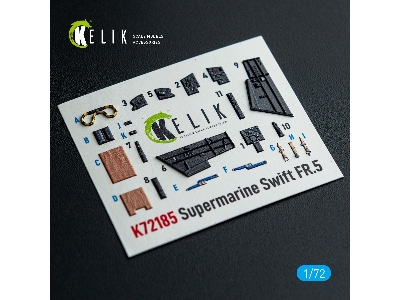 Supermarine Swift Fr.5 - Interior 3d-decals (For Airfix Kits) - image 1