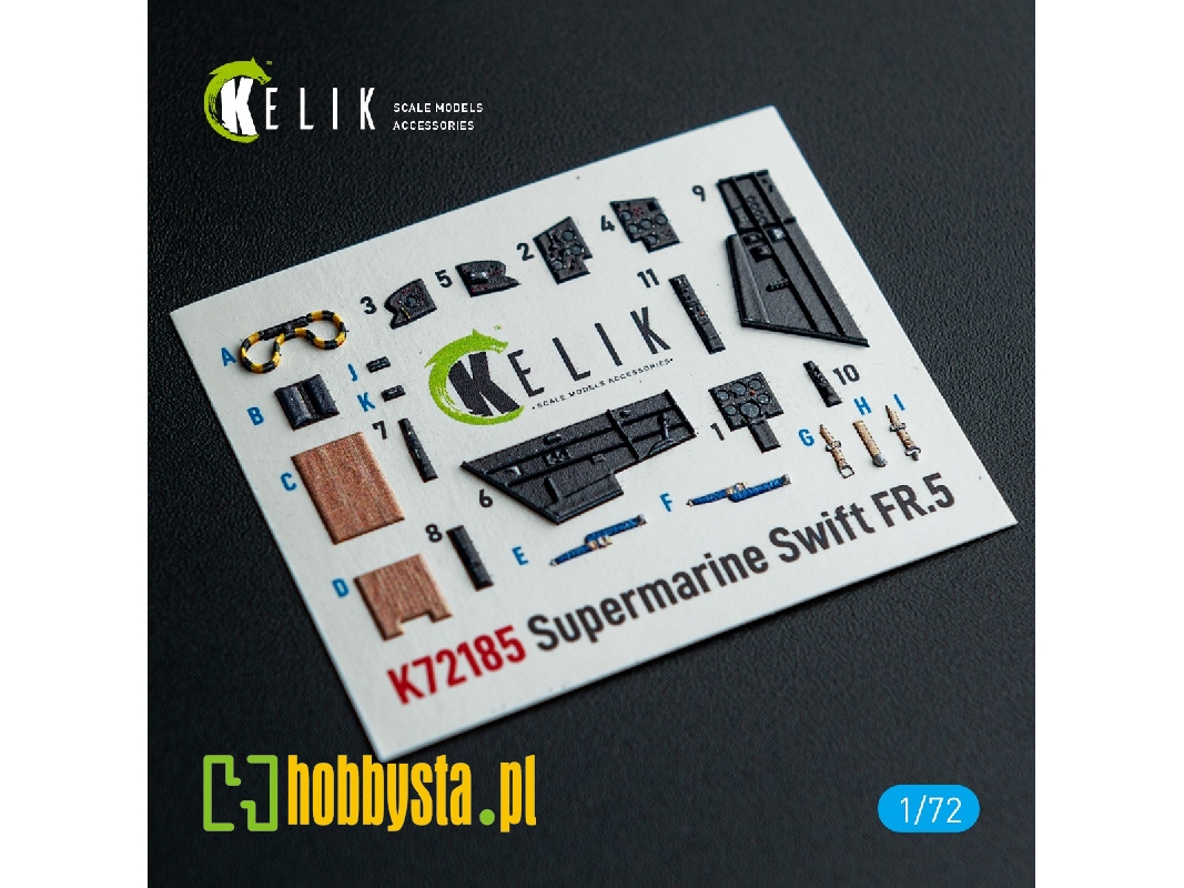 Supermarine Swift Fr.5 - Interior 3d-decals (For Airfix Kits) - image 1