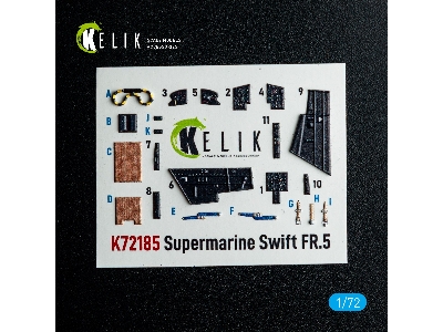 Supermarine Swift Fr.5 - Interior 3d-decals (For Airfix Kits) - image 2