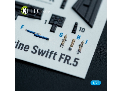 Supermarine Swift Fr.5 - Interior 3d-decals (For Airfix Kits) - image 6