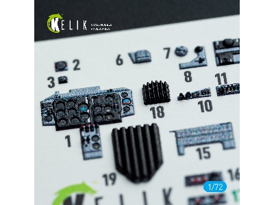 Mikoyan Mig-19 P/Pm - Interior 3d Decals (For Clear Prop Kits) - image 7