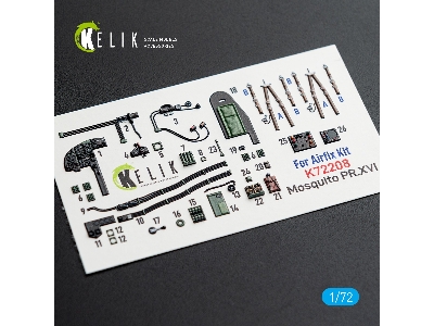 De Havilland Mosquito Pr.Xvi - Interior 3d Decals (For Airfix Kits) - image 1