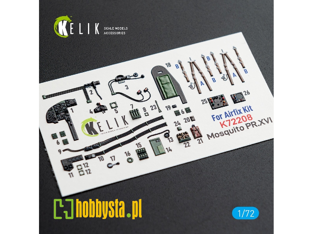 De Havilland Mosquito Pr.Xvi - Interior 3d Decals (For Airfix Kits) - image 1