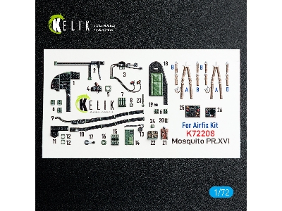 De Havilland Mosquito Pr.Xvi - Interior 3d Decals (For Airfix Kits) - image 2