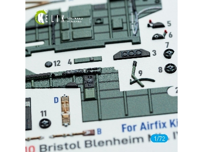 Bristol Blenheim Mk.Iv - Interior 3d Decals (For Airfix Kits) - image 6