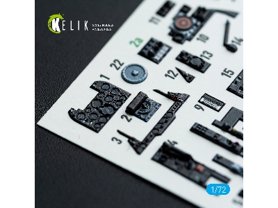 Fairey Gannet  As1/As4 - Interior 3d Decals (For Revell Kits) - image 3