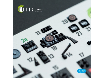 Fairey Gannet  As1/As4 - Interior 3d Decals (For Revell Kits) - image 11