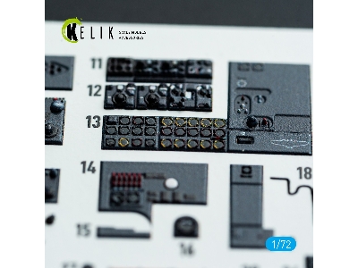 Heinkel He-177 A-5 - Interior 3d Decals (For Revell Kits) - image 3