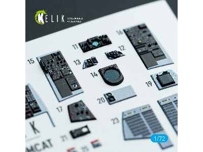 Grumman F-14 A Tomcat - Interior 3d Decals (For Hobby Boss Kits) - image 2