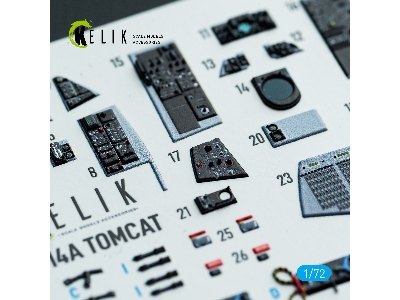 Grumman F-14 A Tomcat - Interior 3d Decals (For Hobby Boss Kits) - image 4