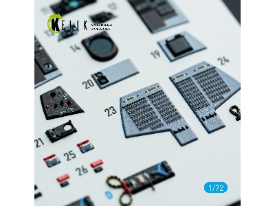 Grumman F-14 A Tomcat - Interior 3d Decals (For Hobby Boss Kits) - image 5