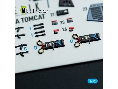 Grumman F-14 A Tomcat - Interior 3d Decals (For Hobby Boss Kits) - image 6