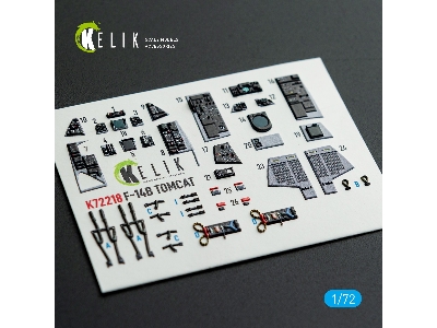 Grumman F-14 B Tomcat - Interior 3d Decals (For Hobby Boss Kits) - image 1