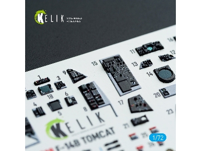 Grumman F-14 B Tomcat - Interior 3d Decals (For Hobby Boss Kits) - image 3