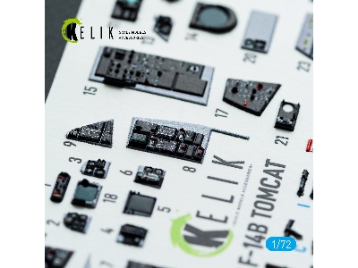 Grumman F-14 B Tomcat - Interior 3d Decals (For Hobby Boss Kits) - image 5