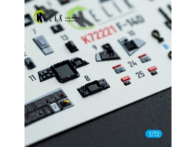 Grumman F-14 D Super Tomcat - Interior 3d Decals (For Academy Kits) - image 4